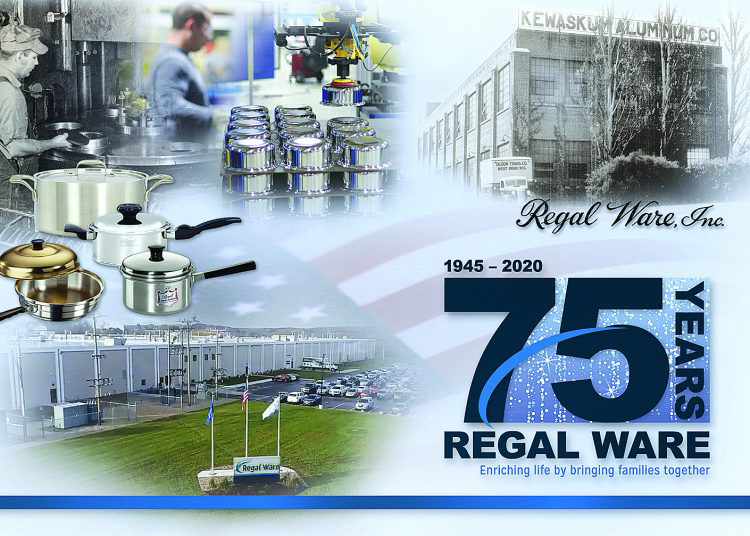 Regal Ware will celebrate its 75th anniversary on August 6, 2020