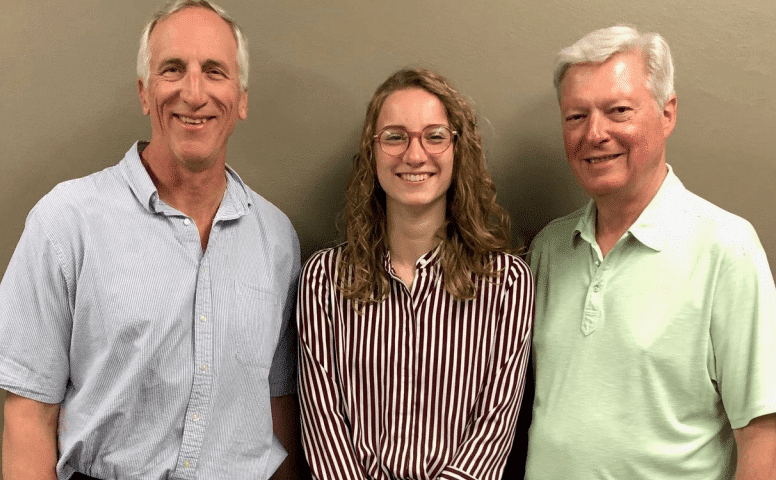 Herlinger Jillian Herlinger (pictured middle) is the 2019 Regal Ware Scholarship Recipient and daughter of Regal Ware employee Chris Herlinger (pictured left). Regal Ware President and CEO Jeff Reigle (right), presented Jill with the award.