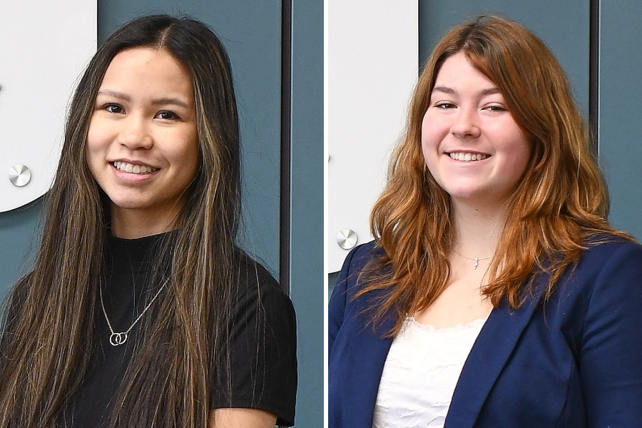 JO Reigle Scholarship Hero Sophia Gerhartz and Kelli Sullivan